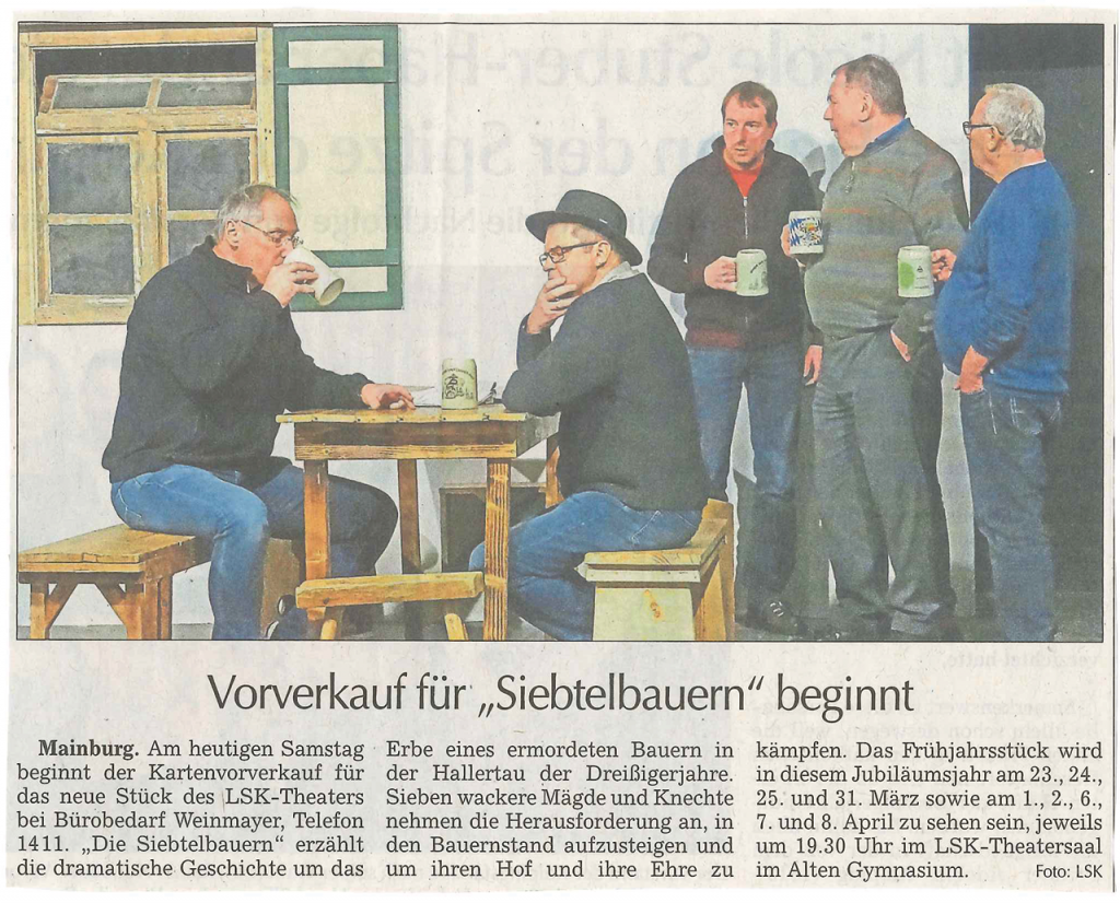 Hallertauer Zeitung 24.02.2018 Die Siebtelbauern 